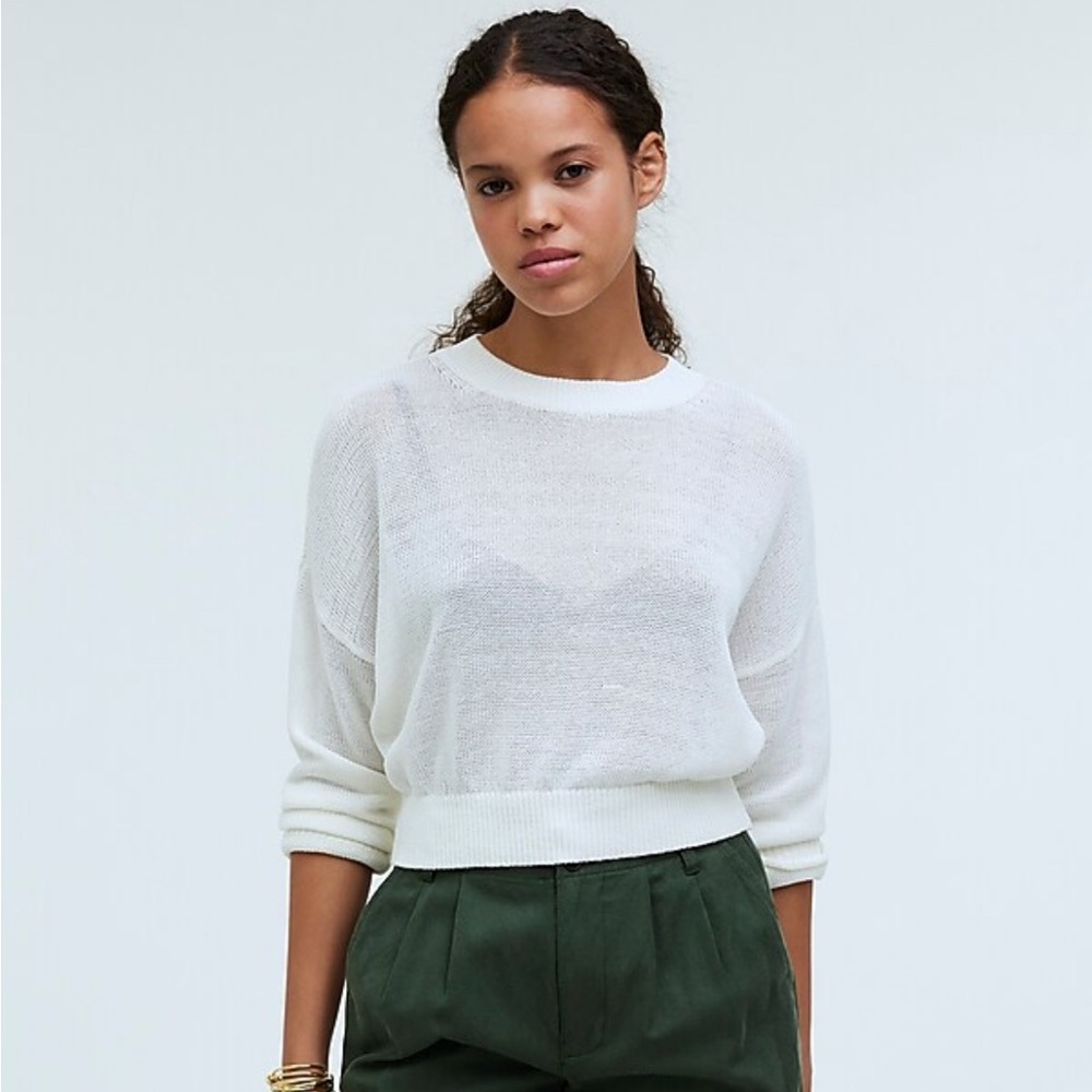 NWT Madewell Loose-Knit Crewneck Sweater